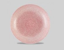 Тарелка мелкая 26см, без борта, цвет Raku Quartz Pink, Studio Prints