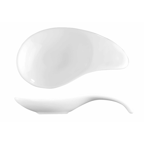 Мини-ложка для закусок 10,8х5,5см, цвет белый, Miniature