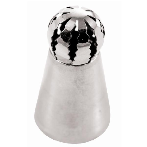 Насадка "Лепестки зигзаг" d22мм h57мм, нерж.сталь Насадка "Лепестки зигзаг" d22мм h57мм, нерж.сталь