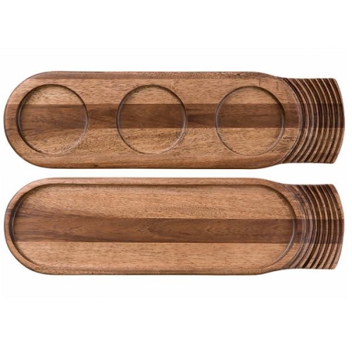 Блюдо сервировочное 48х14см, двухстороннее, дерево, Igneous Wood Блюдо сервировочное 48х14см, двухстороннее, дерево, Igneous Wood