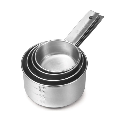 Набор мерных ложек 4шт. (240-120-80-60мл), нерж. сталь