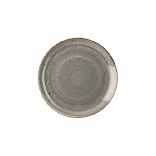 Тарелка мелкая 21,7см, без борта, Stonecast, цвет Peppercorn Grey