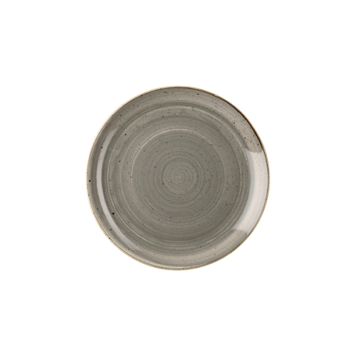 Тарелка мелкая 16,5см, без борта, Stonecast, цвет Peppercorn Grey