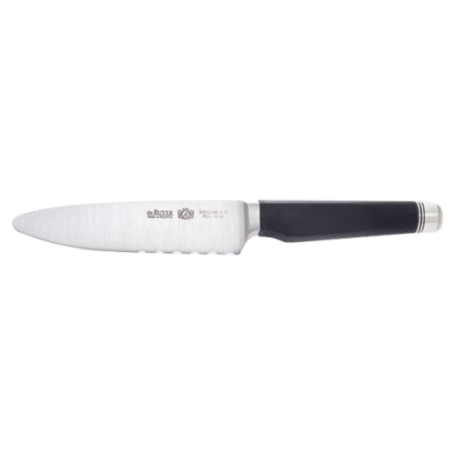 Нож для нарезки мяса 16см с комбинированным лезвием "FK2", ручка карбон