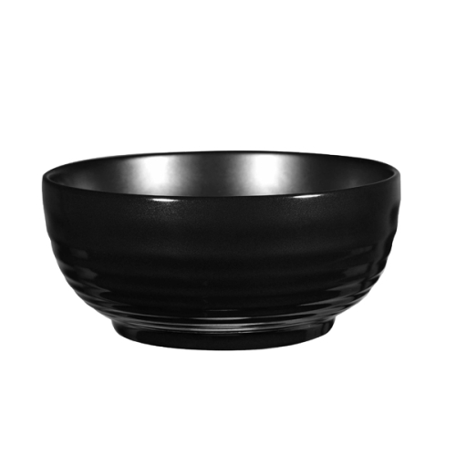 Салатник 2,18л d21см h9см Rustics DELI, цвет Black