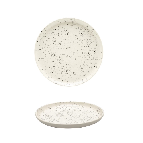 Тарелка мелкая 20см, серия FLAT декор CHUVISCO, керамика