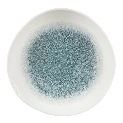 Тарелка мелкая "Волна" 28,6см, без борта, цвет Raku Jade Green, Studio Prints