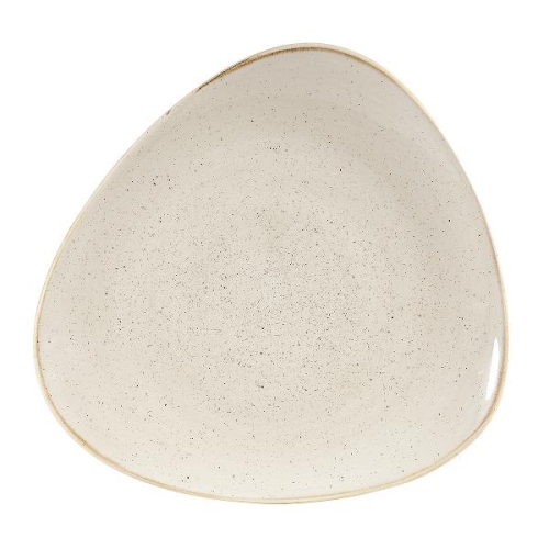 Тарелка мелкая треугольная 26,5см, без борта, Stonecast, цвет Nutmeg Cream
