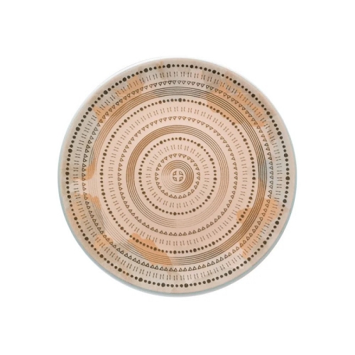 Тарелка мелкая 19см, серия UNNI, декор ANCESTRAL, керамика Тарелка мелкая 19см, серия UNNI, декор ANCESTRAL, керамика