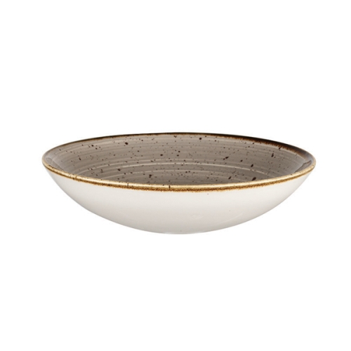 Тарелка глубокая 18,2см 0,426л, без борта, Stonecast, цвет Peppercorn Grey