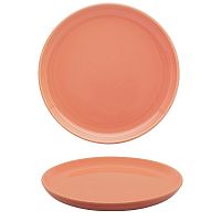 Тарелка мелкая 20см, серия FLAT декор APRICOT, керамика