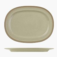 Блюдо овальное 35,5х26,5см, керамика, Igneous