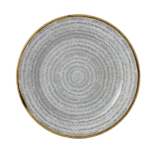 Тарелка мелкая 17см, с бортом, цвет Stone Grey, Studio Prints