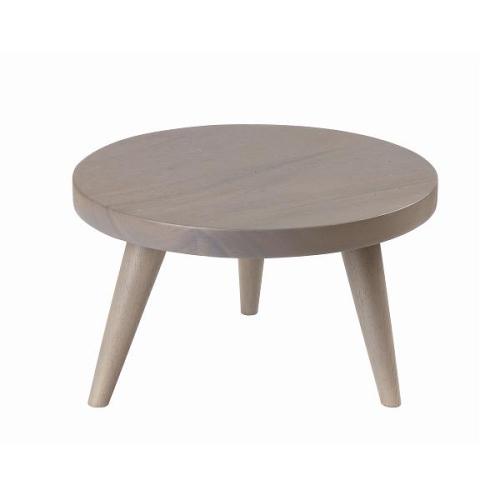 Подиум деревянный "Табурет" d15см h10см Buffetscape Wood Grey