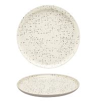 Тарелка мелкая 26см, серия FLAT Shape, декор CHUVISCO, керамика