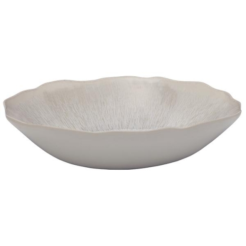 Тарелка глубокая 20см, керамика, цвет PERLE, Plume