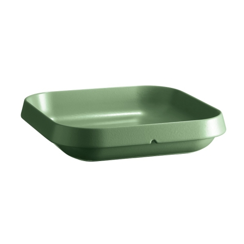 Блюдо керамическое квадратное 2,70л 30х30см h6,5см, серия Welcome, цвет ярко-зеленый Блюдо керамическое квадратное 2,70л 30х30см h6,5см, серия Welcome, цвет ярко-зеленый