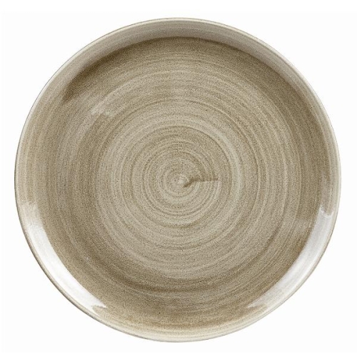 Тарелка мелкая d32,4см, без борта, Stonecast Patina, цвет Antique Taupe