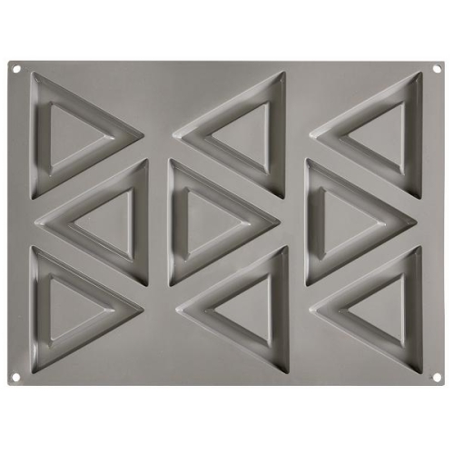 Форма силиконовая "Gourmand Треугольник" 120х100мм h10мм, 40мл, 9 ячеек Форма силиконовая "Gourmand Треугольник" 120х100мм h10мм, 40мл, 9 ячеек