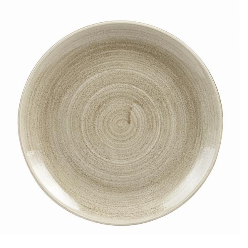 Тарелка мелкая 26см, без борта, Stonecast Patina, цвет Antique Taupe