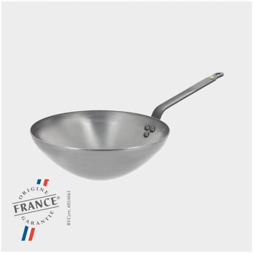 Сковорода "Wok" d 28см h9см, белая сталь "Mineral B Element" Сковорода "Wok" d 28см h9см, белая сталь "Mineral B Element"