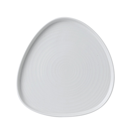 Тарелка треугольная мелкая CHEFS Walled 26см h2см, с прямым бортом, Chefs Plates, цвет White