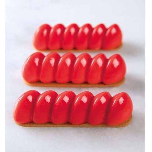 Форма силиконовая PAVOFLEX для пирож. 3D "Домино" 126х33мм h32мм, 80мл, 14 ячеек Форма силиконовая PAVOFLEX для пирож. 3D "Домино" 126х33мм h32мм, 80мл, 14 ячеек