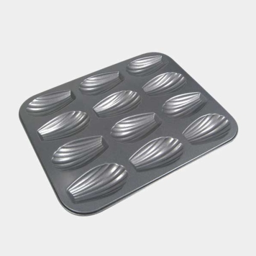 Противень "Маделен" 26х20см, 12 ячеек, алюминий с антипригарным покрытием Противень "Маделен" 26х20см, 12 ячеек, алюминий с антипригарным покрытием