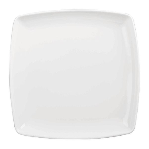Тарелка мелкая квадратная 26,8см, без борта, X Squared+, цвет белый