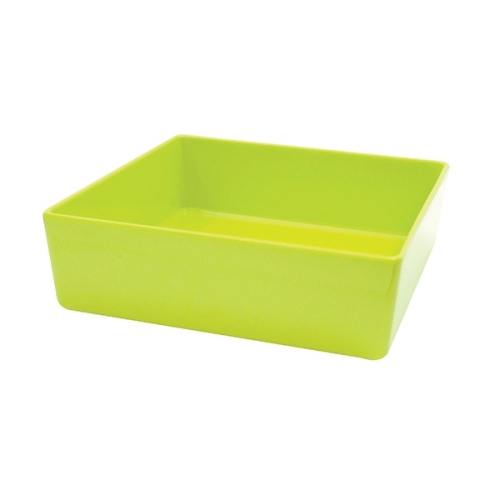 Салатник квадратный 3,9л (25,5х25,5см h7,5см), меламин, цвет салатовый Салатник квадратный 3,9л (25,5х25,5см h7,5см), меламин, цвет салатовый