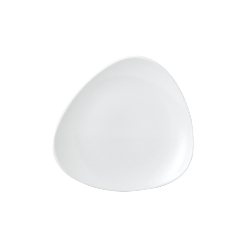 Тарелка мелкая треугольная 19,2см, без борта, Vellum, цвет White полуматовый