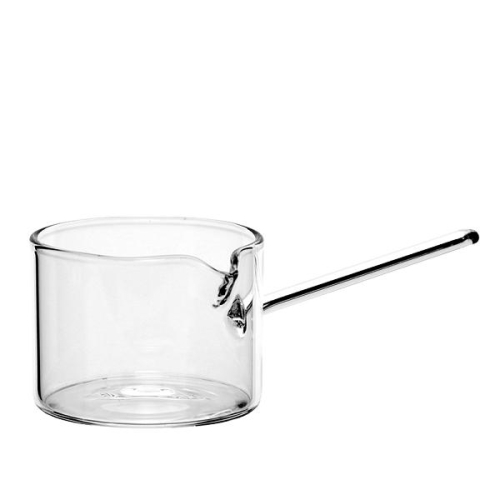 Сотейник 100мл d6см h4,5см, с ручкой, боросиликатное стекло Сотейник 100мл d6см h4,5см, с ручкой, боросиликатное стекло