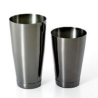 Шейкер американский, стаканы 0,82л и 0,53л, олово/черная сталь