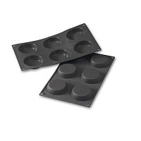 Форма силик. д/зам. и вып. "Флан" d70мм h17мм, 6 ячеек