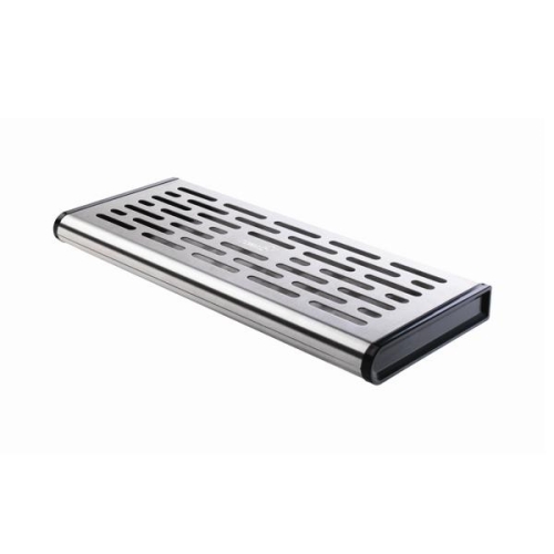 Поддон для настенных диспенсеров 45,2х20,3см h3,8см (на три емкости), нерж.сталь Поддон для настенных диспенсеров 45,2х20,3см h3,8см (на три емкости), нерж.сталь