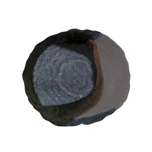 Тарелка мелкая 23х21см, керамика, цвет KEMURI, Wabi