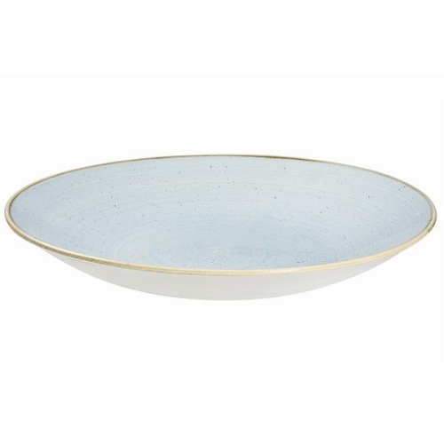 Тарелка глубокая 25,5см h3,5см, без борта, Stonecast, цвет Duck Egg Blue