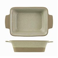 Блюдо прямоугольное глубокое 17х13см 0,48л, с ручками, керамика, Igneous