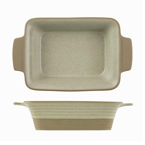 Блюдо прямоугольное глубокое 17х13см 0,48л, с ручками, керамика, Igneous Блюдо прямоугольное глубокое 17х13см 0,48л, с ручками, керамика, Igneous