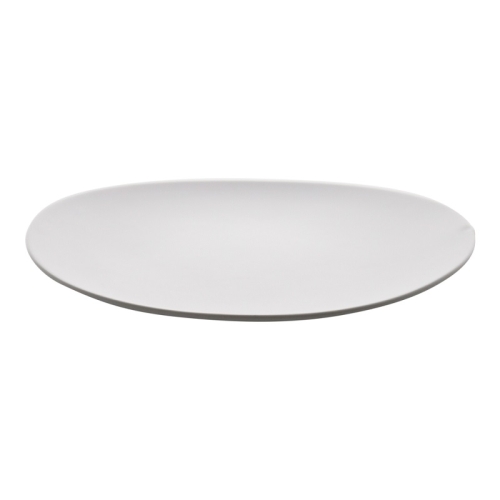 Тарелка мелкая 28,5х27,5см h2,5см, фарфор, серия Shell Line, цвет белый матовый Тарелка мелкая 28,5х27,5см h2,5см, фарфор, серия Shell Line, цвет белый матовый