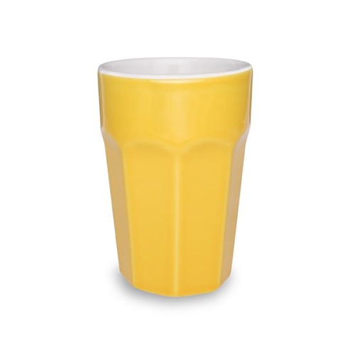 Стакан 300мл d7,5см h11,5см Oxford, керамика, цвет желтый Стакан 300мл d7,5см h11,5см Oxford, керамика, цвет желтый