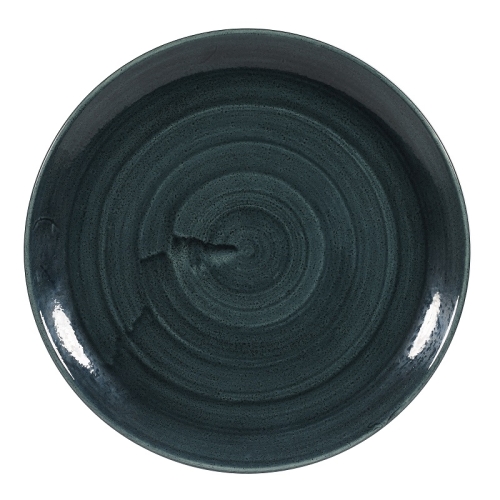 Тарелка мелкая 28,8см, без борта, Stonecast Patina, цвет Rustic Teal