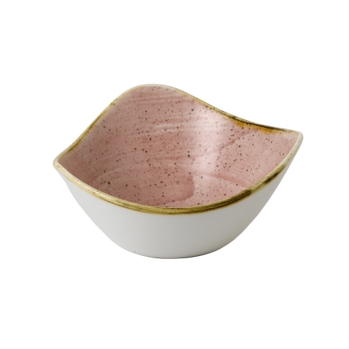 Салатник треугольный 0,26л d15,3см, без борта, Stonecast, цвет Petal Pink