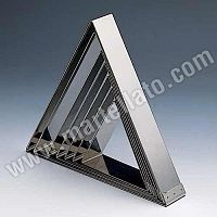 Форма кондитерская "Треугольник" 20х23 см h 5 см, нержав. сталь