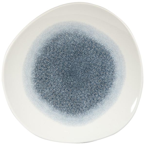 Тарелка мелкая "Волна" 28,6см, без борта, цвет Raku Topaz Blue, Studio Prints