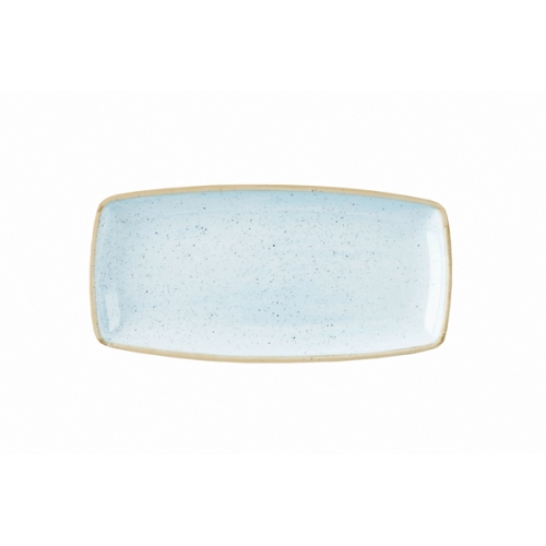 Блюдо сервировочное 29,5х15см, без борта, Stonecast, цвет Duck Egg Blue