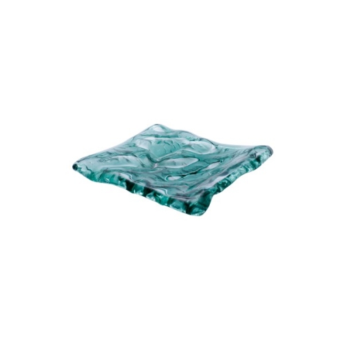 Блюдо презентационное стеклянное «Море» зеленое 15х14см, Mar-Green Блюдо презентационное стеклянное «Море» зеленое 15х14см, Mar-Green