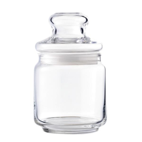 Банка "POP" 500мл h129мм d90/71мм, с крышкой, стекло Банка "POP" 500мл h129мм d90/71мм, с крышкой, стекло