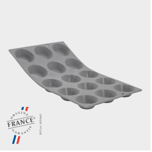 Форма силик. д/зам. и вып. "Эластомуль Тарталетка-мини" d50мм h15мм, 19мл, 15 ячеек Форма силик. д/зам. и вып. "Эластомуль Тарталетка-мини" d50мм h15мм, 19мл, 15 ячеек