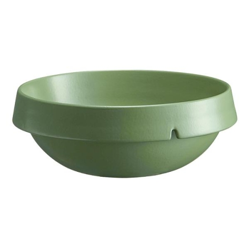 Салатник керамический 2,5л d25см h10см, серия Welcome, цвет ярко-зеленый